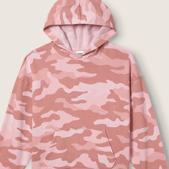 VS PINK fleece pullover in Pink camo NWT - Picture 9 of 12